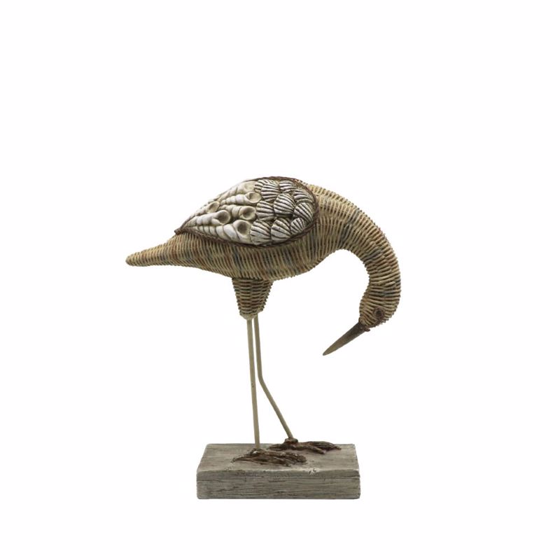 InTheBox - Maison CALOR Διακοσμητικό Πουλί Resin Φυσικό